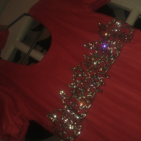 Hand sewn bedazzle dress - Picture 3 of 6